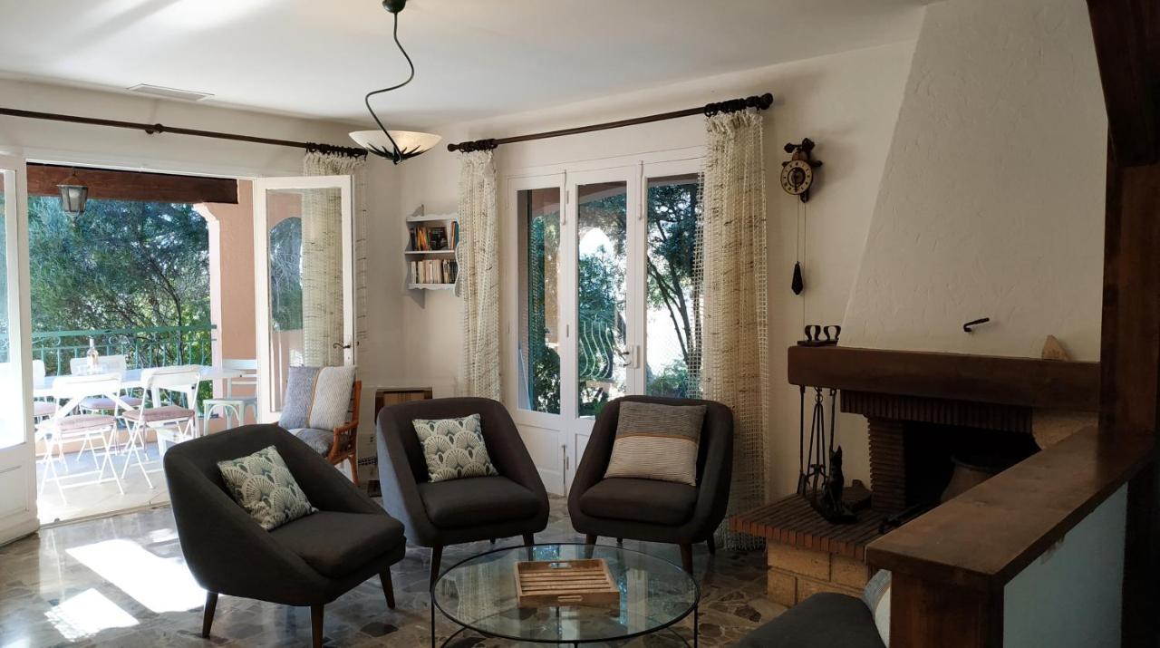 Villa Les Trois Chenes, Piscine Privee & Vue Mer Sur Golfe De Saint Tropez Les Issambres Buitenkant foto