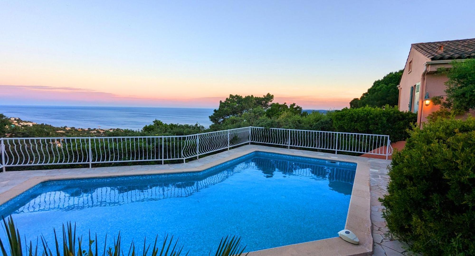Villa Les Trois Chenes, Piscine Privee & Vue Mer Sur Golfe De Saint Tropez Les Issambres Buitenkant foto