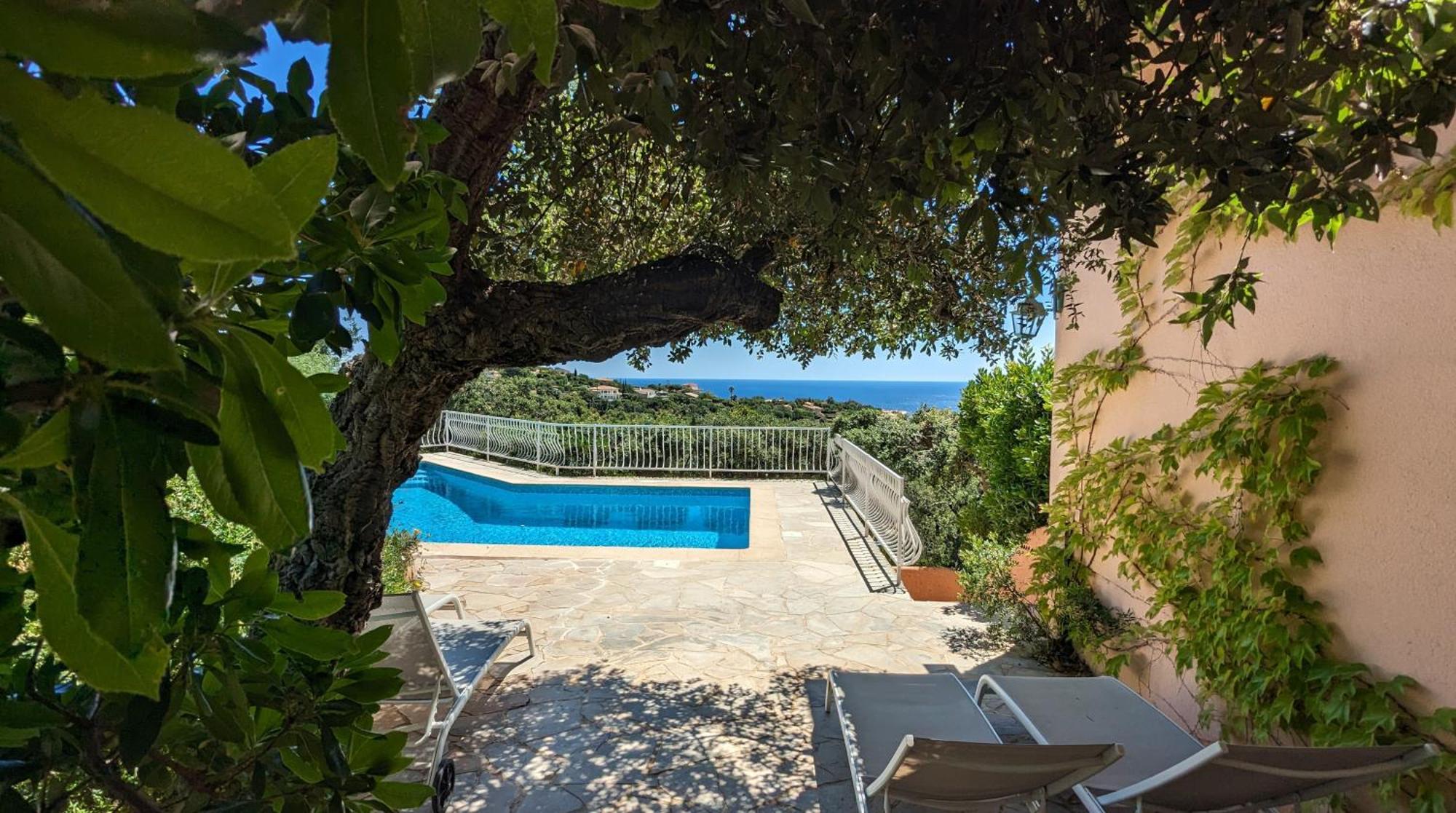 Villa Les Trois Chenes, Piscine Privee & Vue Mer Sur Golfe De Saint Tropez Les Issambres Buitenkant foto